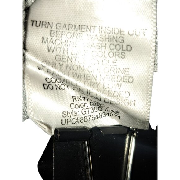 Disney Mickey Mouse Gray Short Sleeve Graphic Tee Womens L/XL Cartoon Top - Picture 3 of 4